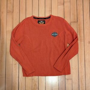 Harley-Davidson Men's Rust Crewneck Sweater